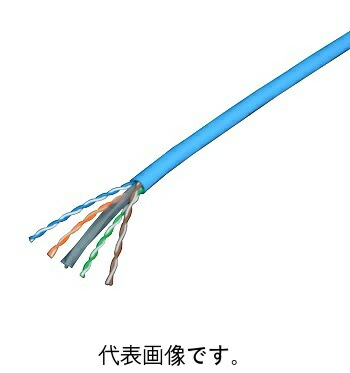 日本製線 0.5-4P NSGDT6(SB) ギガビット伝わらす相応う Cat.6 U/UTP有線テレビ 色天の原青色(SB) 300ｍ巻 電設資材-電線・ケーブル-花・ガーデン・DIY