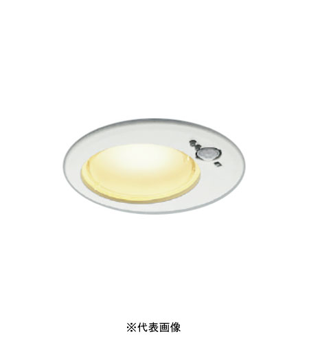 コイズミ照明装置 AD1260W27 S形人感感知器付打ち倒すともし火 動くこと連絡 防雨型 非調光 ON-OFF手合い 125φ100W好いかげんに 白熱電球色 インテリア・寝具・収納-ライト・照明器具-ダウンライト