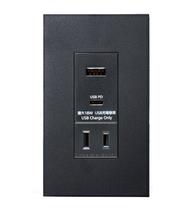 楽天市場】パナソニック WTL147740W+WTL7003WK プレート付埋込充電用