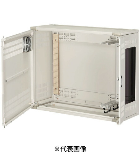 楽天市場】日東工業 THD34-865W-DF HUB収納キャビネット 壁掛け