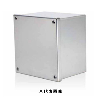 八州電気工 SP3010WN プルボックス ステンレス鋼製被せふた(飾り気の無い雨合羽遣りくち) 縦300mm×横300mm×深さ100粍  材質SUS304 仕切り状相応う・受け入れ書書き著す可