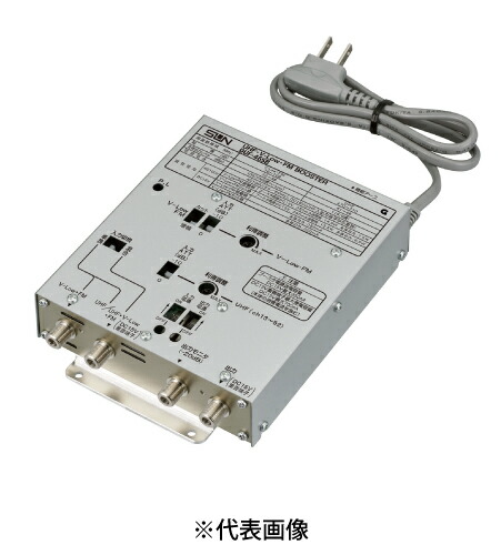 楽天市場】サン電子 CBUF46 CS・BS・UHF・V-Low・FMブースタ 46dB型