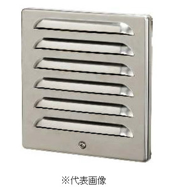 日東工業 SLS-13FSR ステンレス製ルーバー フィルタ付・塗装なしタイプ 寸法mm W130xH140xD24 換気面積32cm2 屋内外兼用IP45 インボイス対応・領収書発行可|電材BlueWood