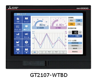 楽天市場】三菱電機 GT2507-WTBD GT25ワイド 7型ワイド WVGA[800×480