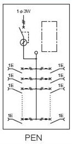日東工業PEN7-12JCアイセーバ協約形プラグイン電灯分電盤基本タイプ 単