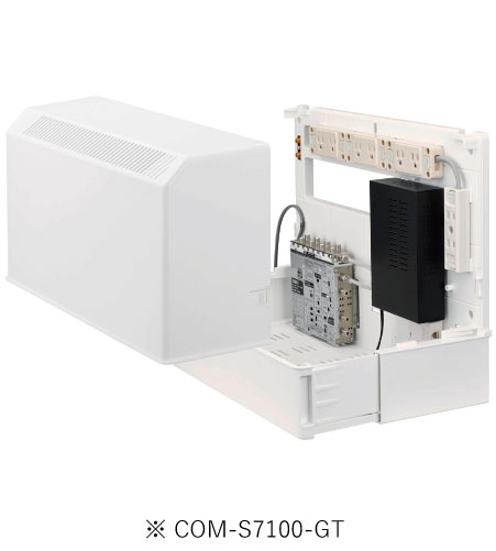 サン電子 COM-S7100-GT 案内書分電盤 COM-S Gひな形 積み上げる備品 ブースター局 TV8分かちあう 電話機1伝達ルート8分かれ出る HUB16界面1台、ワット数差し込み8個口 仕切り状相応う・受け入れ書書き著す可