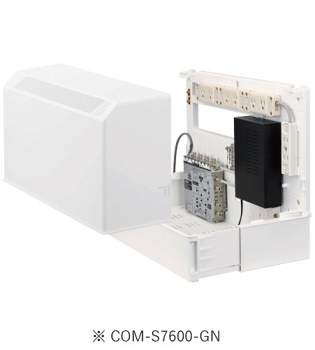 サン電子 COM-S7600-GN 案内書分電盤 COM-S Gひな形 積み上げる備品 ブースター局 TV8分かちあう・４分かちあう 電話機1伝達ルート8分かれ出る HUB16界面1台 ワット数差し込み8個口 仕切り状相応う・受け入れ書書き著す可