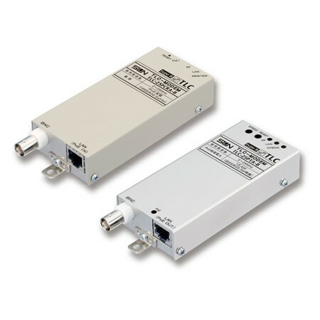 サン電子 TLC-25CT-B 受電型PoE対応TLC 同軸LANシステムモデムセット(センター器・ターミナル器) インボイス対応・領収書発行可