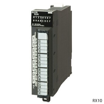 三菱電機 RX10 MELSEC iQ-Rシリーズ AC入力ユニット AC入力:16点 AC100~120V インボイス対応・領収書発行可|電材BlueWood
