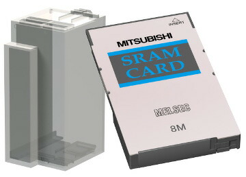 三菱電機 Q3MEM-8MBS-SET SRAMカード 容量:8Mバイト メモリカード保護カバー付き インボイス対応・領収書発行可｜電材BlueWood