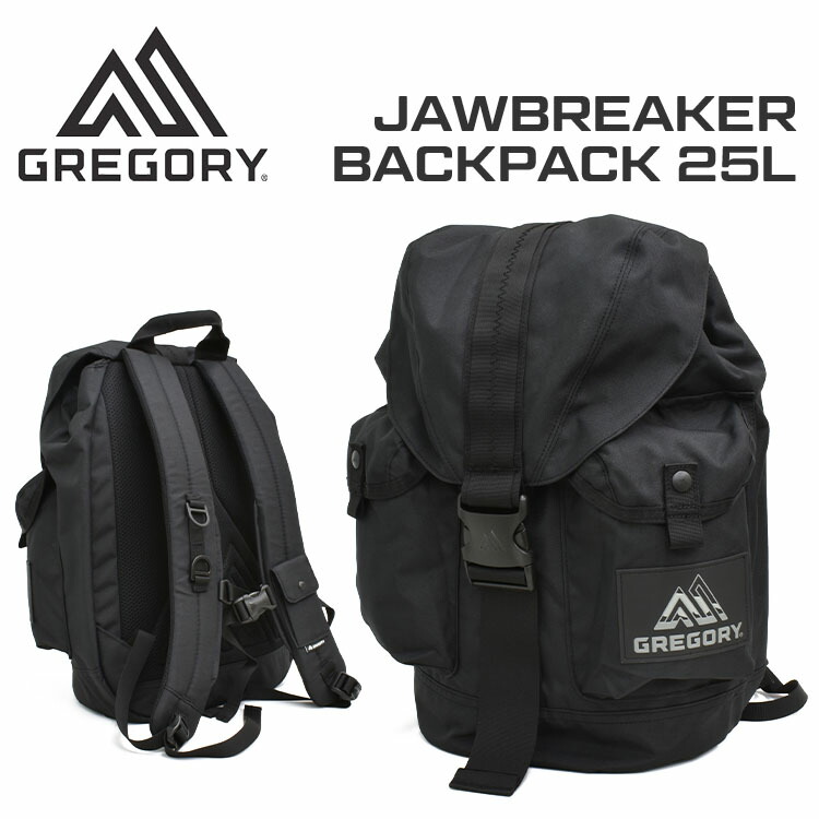 グレゴリー ジョーブレイカー うしろ側風呂敷き包み 25L メンズ レディース 背嚢 背嚢 黒いこと GREGORY JAWBREAKER BACKPACK 25L 153984