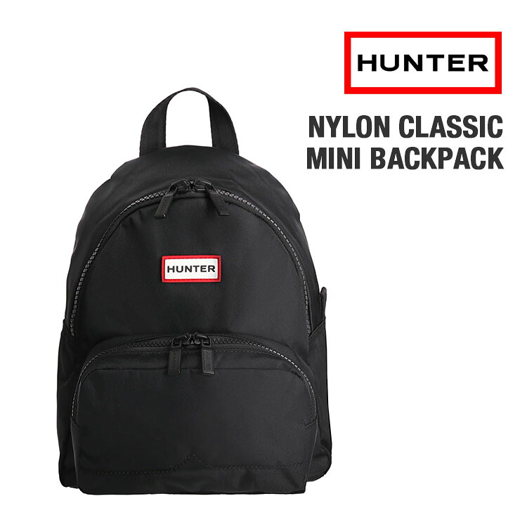 HUNTER ハンター ナイロン クラシック ミニ バックパック レディース メンズ リュック ブラック NYLON CLASSIC MINI BACKPACK UBB5510KBM