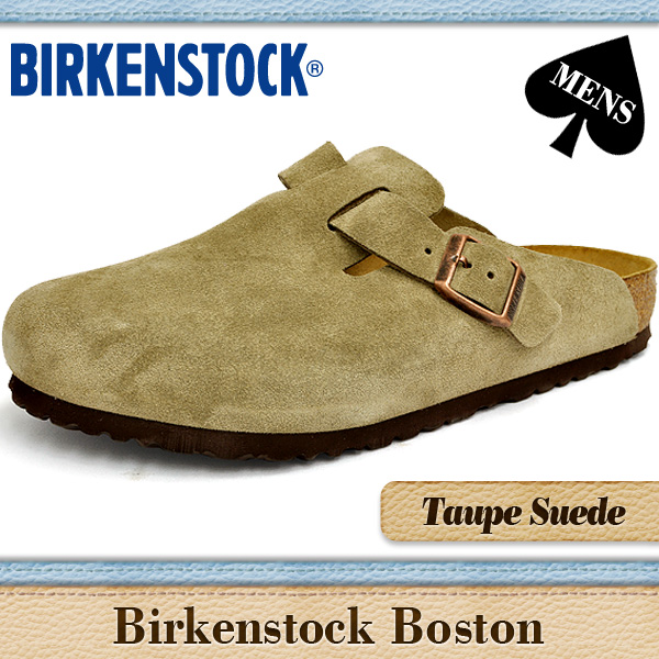 【楽天市場】ビルケンシュトック ボストン トープ スエード レザー 幅広 (通常幅 レギュラー) BIRKENSTOCK BOSTON