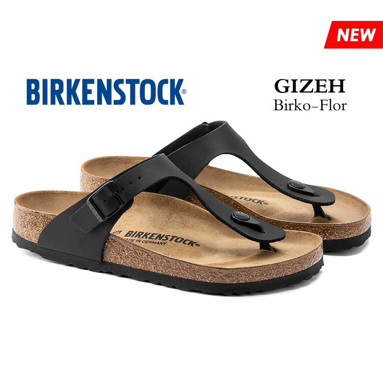 ビルケンシュトック サンダル ギゼ ビルコフロー メンズ レディース 黒いこと コンフォート シューズ 黒 BIRKENSTOCK GIZEH BF BLACK 0043691