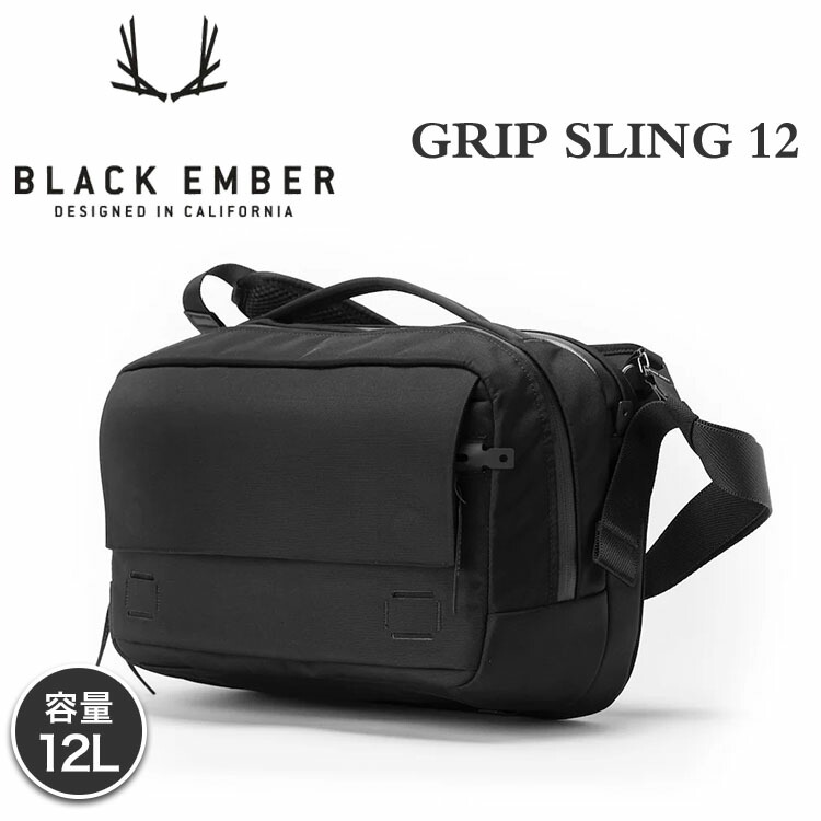 ブラックエンバー 手持ち部分 スリング 12 ショルダーバッグ メンズ レディース 黒いこと 黒 BLACK EMBER GRIP SLING -12 130015