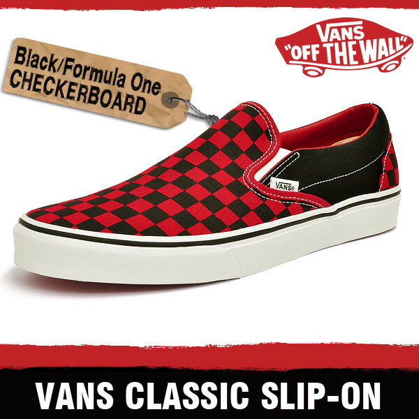 vans red and black checkerboard slip ons vans red and black checkerboard slip ons