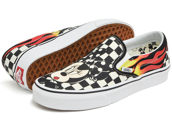 mickey and minnie slip on vans