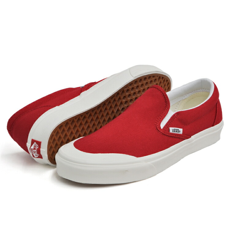 vans classic red