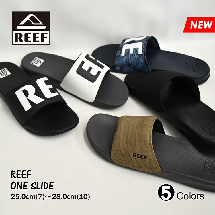 日本正規品 リーフ ワン スライド メンズ サンダル ビーチ タウン 5カラー エコ サステナブル リカバリー ビーチサンダル REEF ONE SLIDE SANDAL