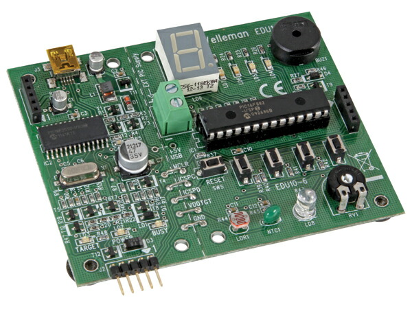 USB PIC プログラマー・チューターキット EDU10