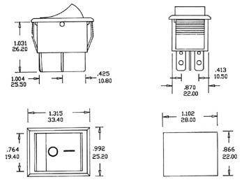 denshi: 전원이 로커 스위치 경적 10A-250V DPDT ON-OFF-ON | 라쿠텐 일본 125vac toggle switch wiring diagram 