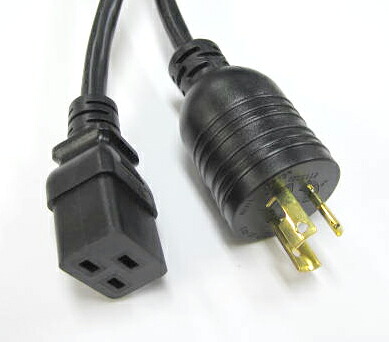 ULコード　ロッキングNEMA L6-15P+C19/15A250V
