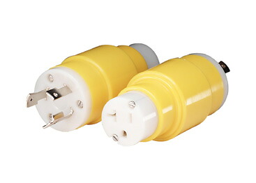 楽天市場 Acピン変換アダプタ 30a 125vロックタイプメス 20a 125vロックタイププラグ S20 30 デンシ電気店