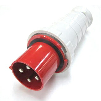 IEC 60309-2電源ケーブルオスプラグ- 380-415~V/125A-6h - 3極+アース- IP67(FNP1-044)