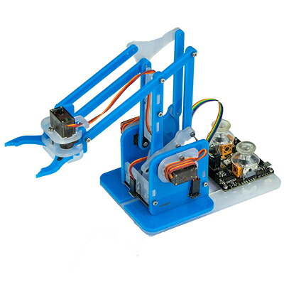 電子工作キット(ArduinoコンパチMeArmロボットアーム)|デンシ電気店