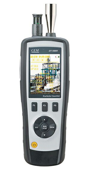 CEM PM2.5 / PM10 素粒子粉塵数えること器 DT-9881M