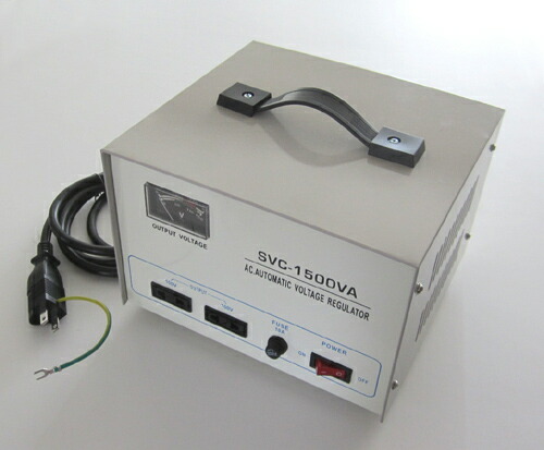 AC80～130V→AC100V起電力兼ね合い化ワット数1500VA-SVC-1500VA