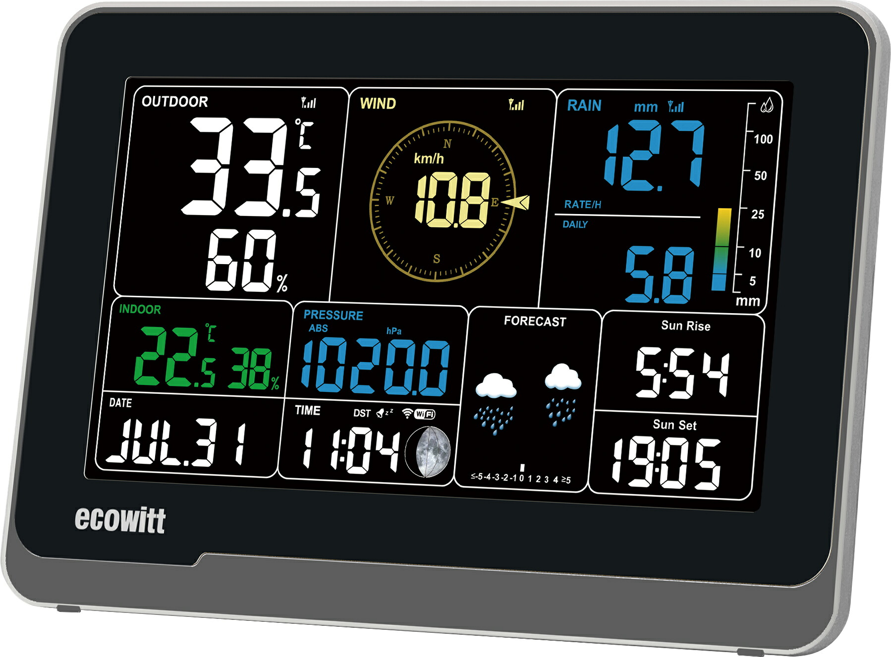 無線電話天気模様位置づける器 WS3901