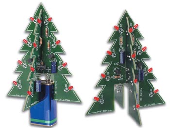 楽天市場 電子工作キット 3dクリスマスツリー Mk130 デンシ電気店