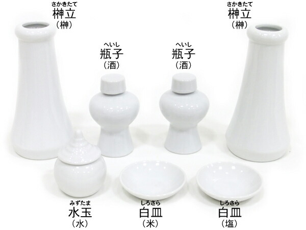 楽天市場 神棚用 神具セット 中 神殿 仏壇 石材のよりおかwebshop
