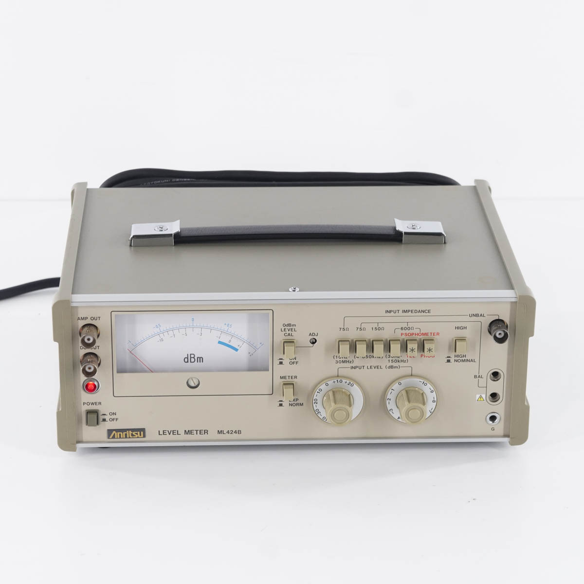 DW]USED ML424B Anritsu LEVEL METER レベルメーター [04334-0033