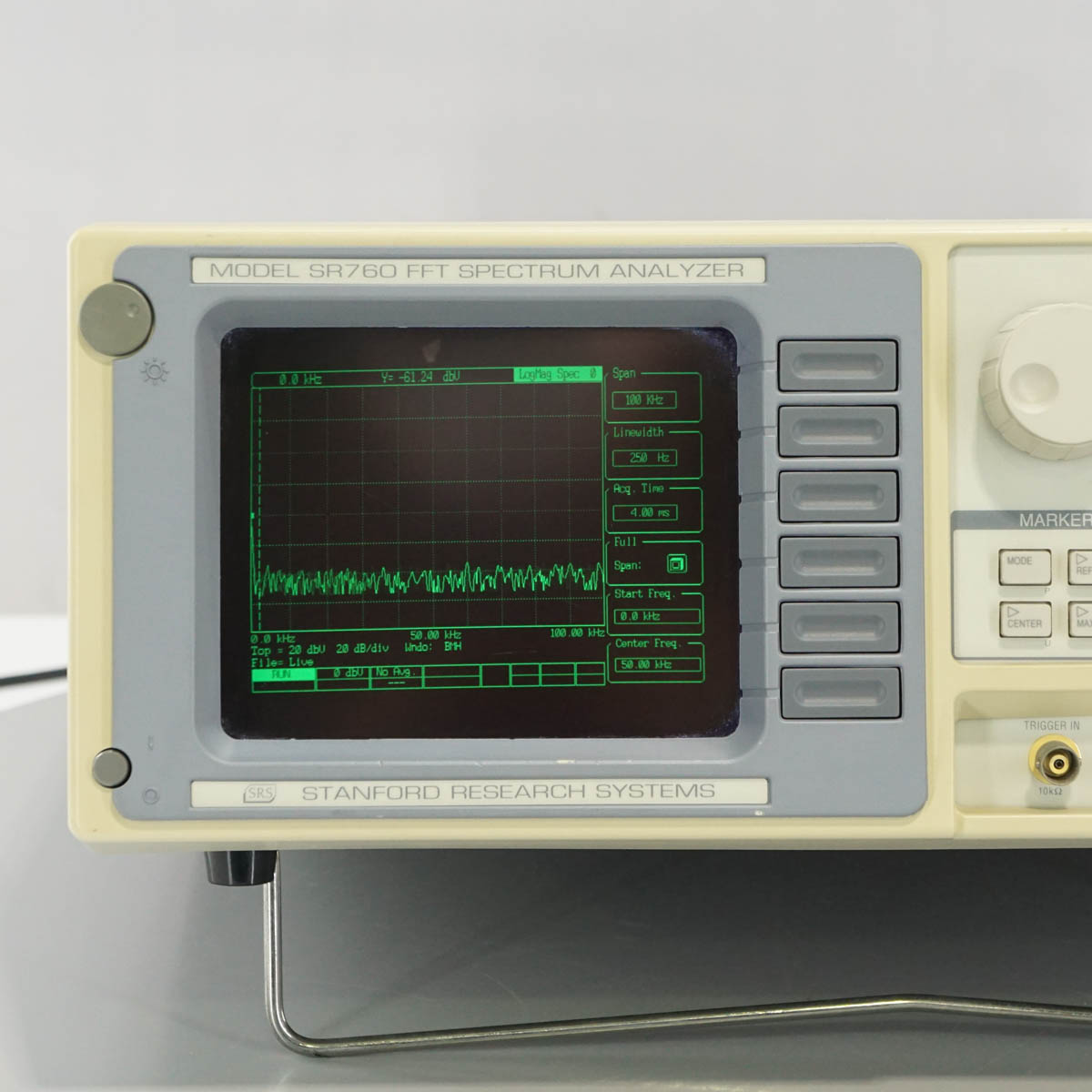 中古 Dw Srs Sr760 Fft Spectrum Analyzer スペクトラムアナライザー 電源つり紐 St03113 0027 Residenza Latorre Com