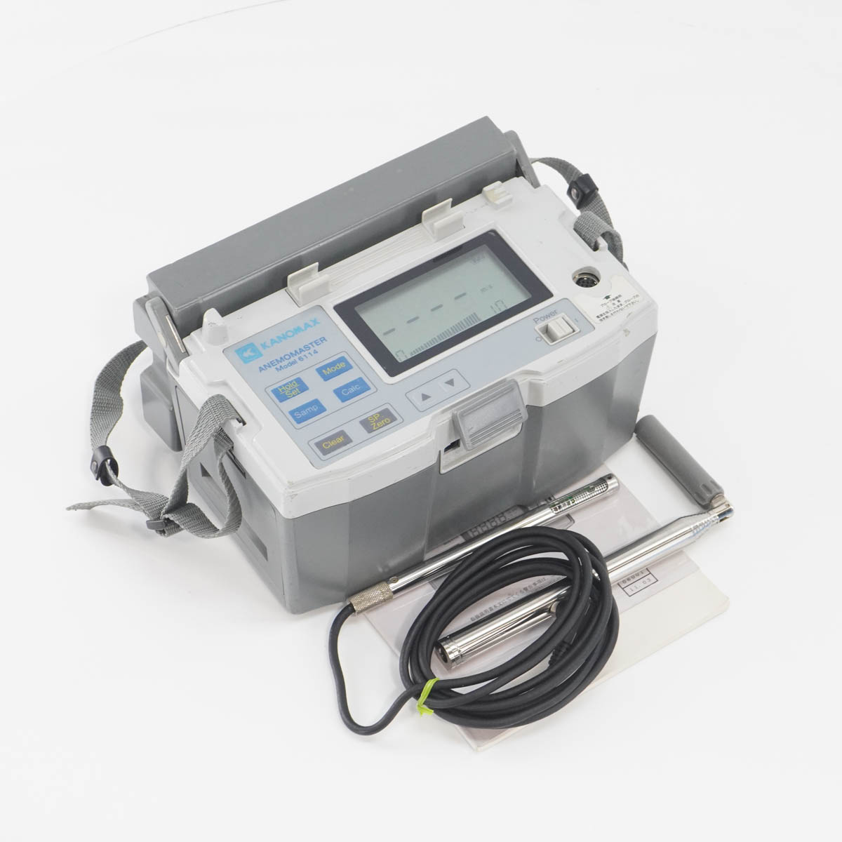 【楽天市場】【中古】[JB]現状販売 KANOMAX 6114 風速計 ANEMOMASTER アネモマスター 611シリーズ 取扱説明書 ...