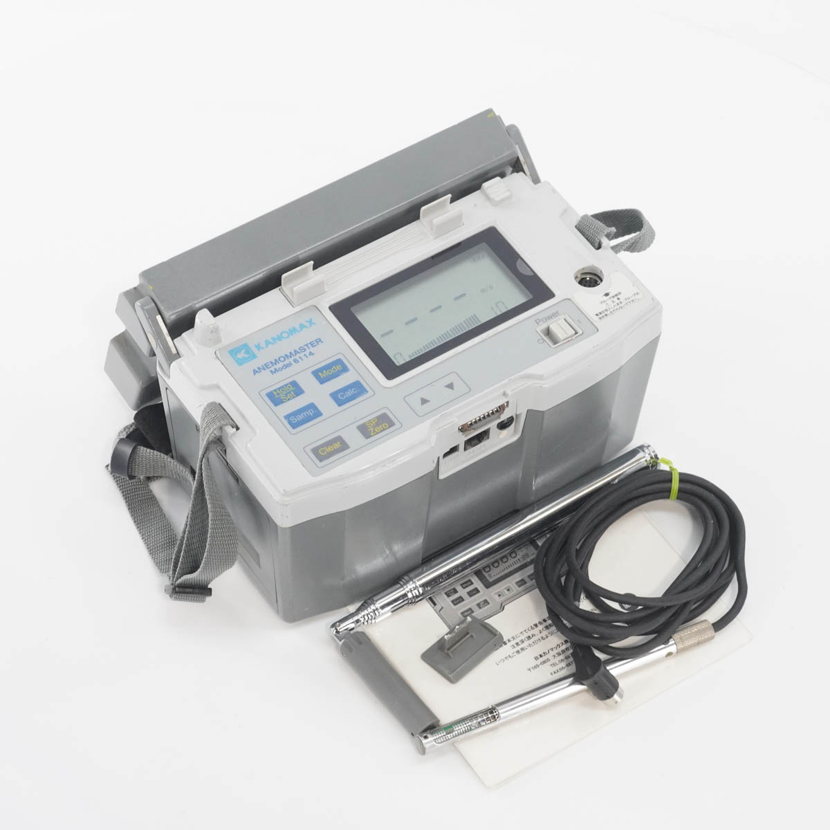 【楽天市場】【中古】[JB]現状販売 KANOMAX 6114 風速計 ANEMOMASTER アネモマスター 611シリーズ 取扱説明書 ...