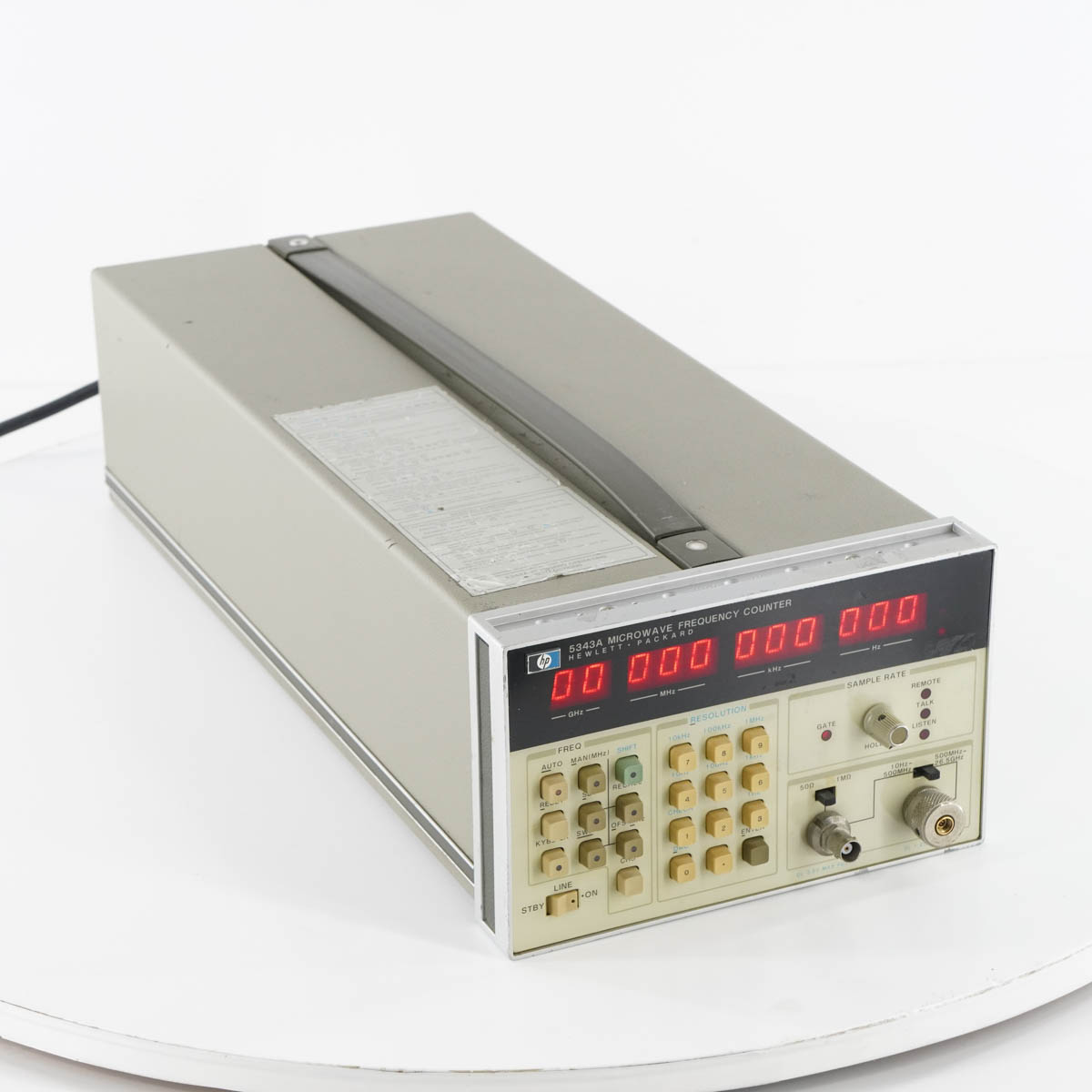 【楽天市場】【中古】[DW]8日保証 hp 5343A MICROWAVE FREQUENCY COUNTER マイクロ波周波数カウンター