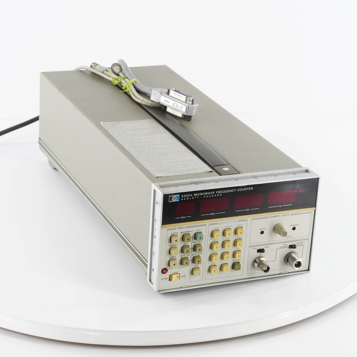 【楽天市場】【中古】[JB]現状販売 hp 5342A MICROWAVE FREQUENCY COUNTER マイクロ波周波数カウンター