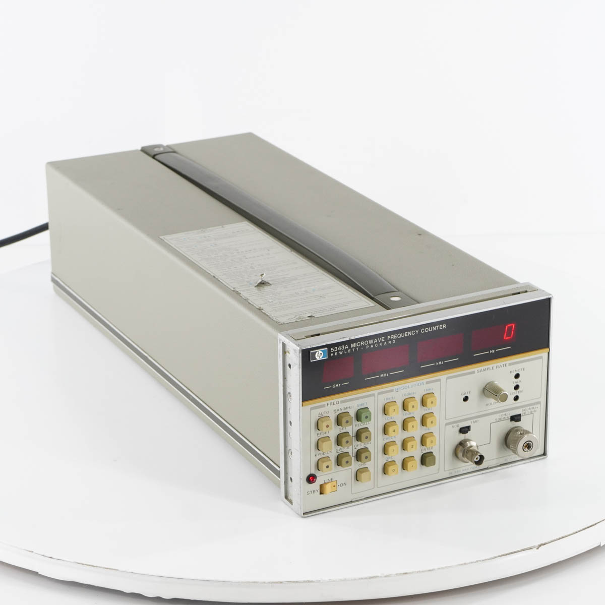 【楽天市場】【中古】[JB]現状販売 hp 5343A MICROWAVE FREQUENCY COUNTER マイクロ波周波数カウンター