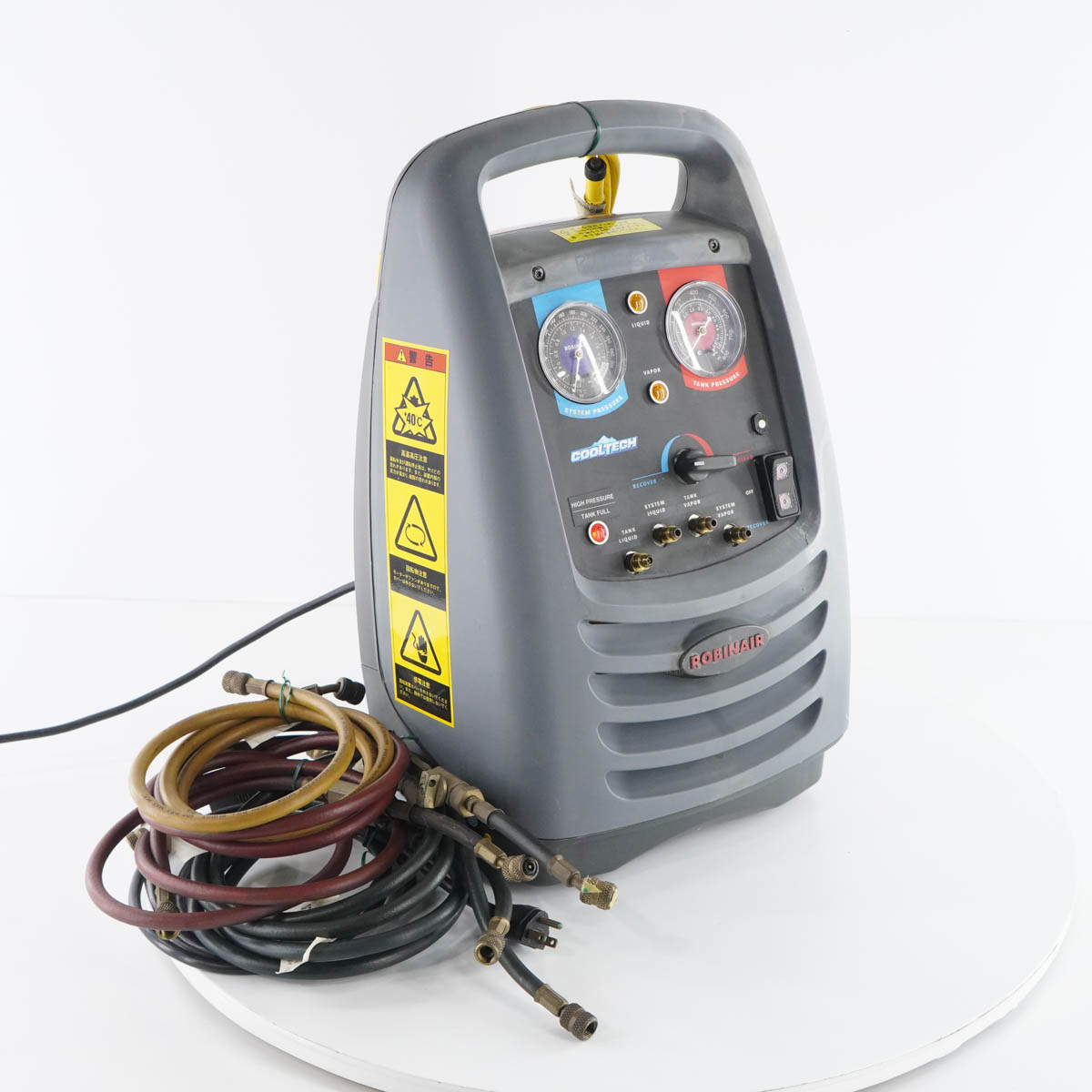 【楽天市場】【中古】[PG]8日保証 ROBINAIR 25202B フロンガス回収装置 フロンガス回収機 電源コード [05184-0441 ...