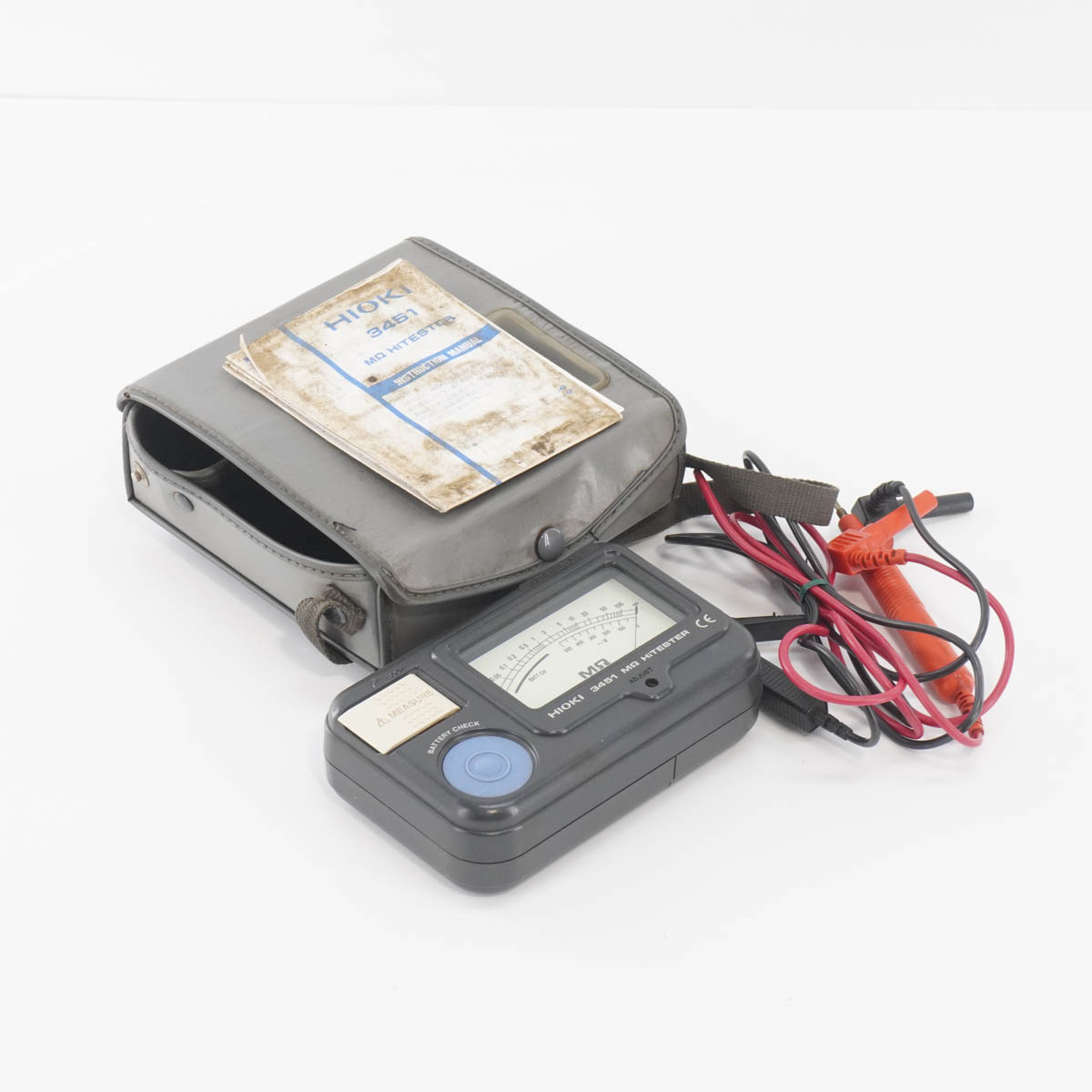 【楽天市場】【中古】[DW]8日保証 HIOKI 3451 MΩ HiTESTER メグオームハイテスター 絶縁抵抗計 取扱説明書 ...