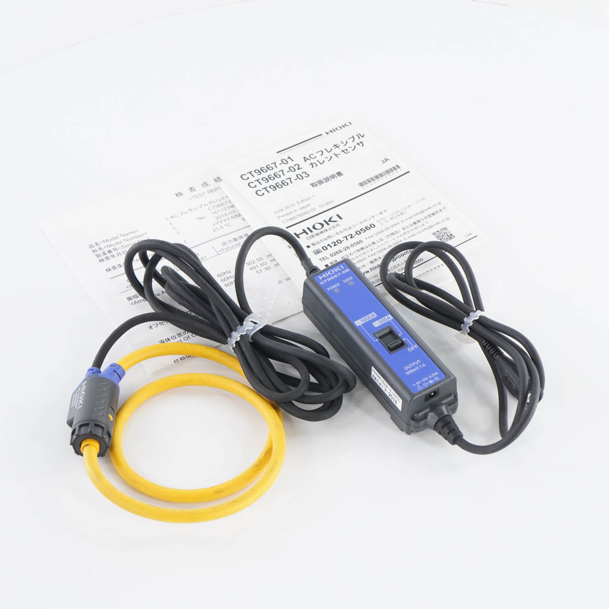 HIOKI CT9667-01 AC Flexible Current Sensor