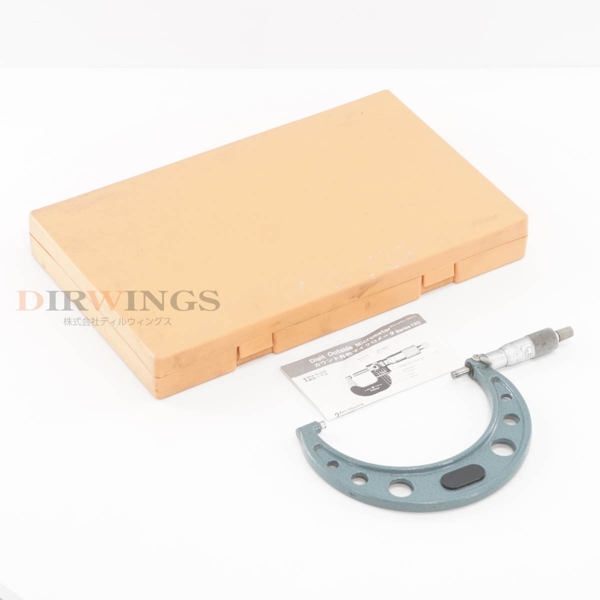 【中古】[DW]8日保証 Mitutoyo 100-125mm Micrometer マイクロメーター 0.01mm [06441-0016]