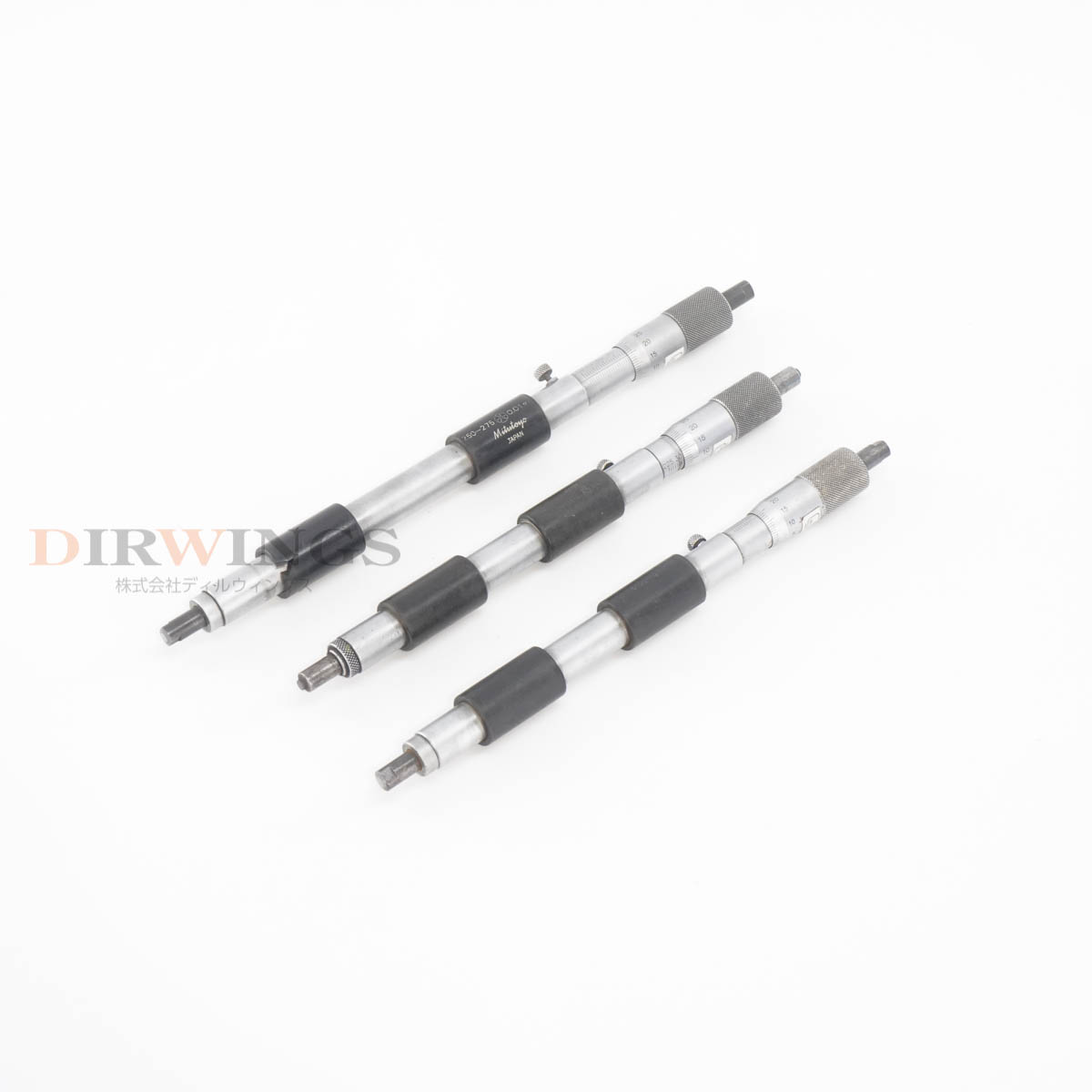 【中古】[DW]8日保証 セット Mitutoyo 250-275 225-250 Micrometer マイクロメーター 棒形内側マイクロメーター 棒マイクロメーター...[06441-0095]｜デンタショップ