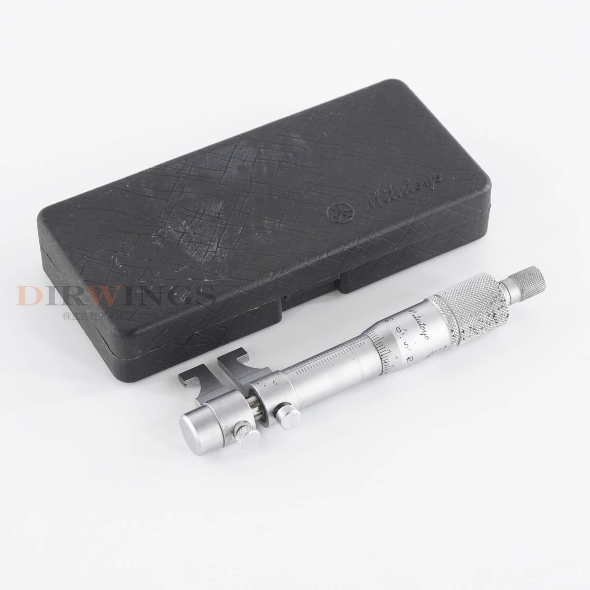 【中古】[DW]8日引き請ける Mitutoyo IMP-30 ？ IMP-50 ？ 145-185 ？ 145-186 ？ Micrometer キャリパー形内辺ミクロメーター 25-50 0....[06567-0009]