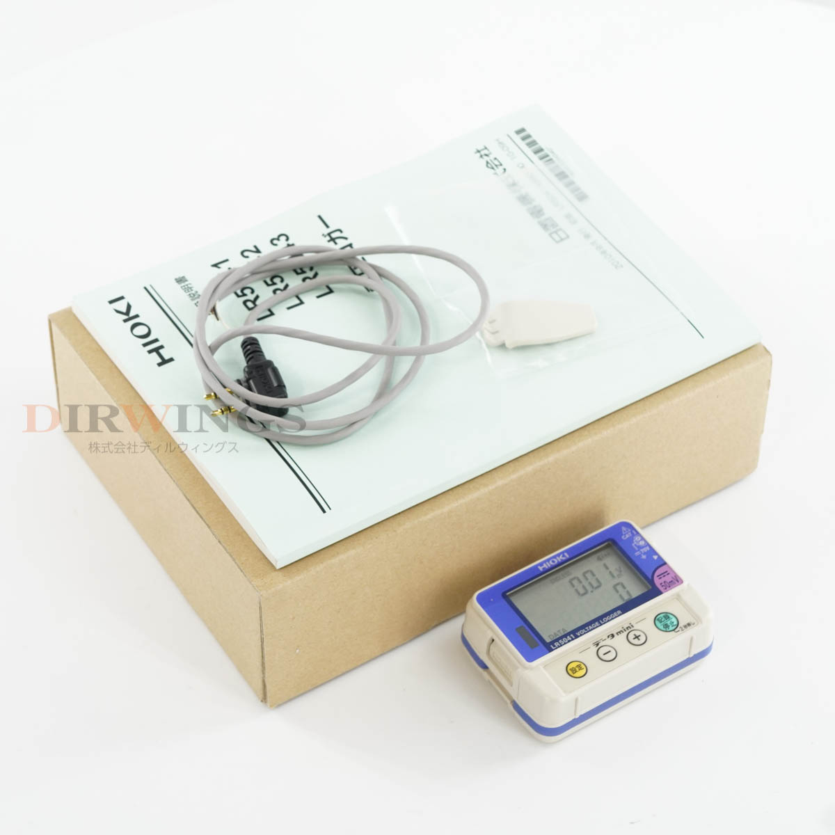 【中古】[JB]保証なし HIOKI LR5041 データmini VOLTAGE LOGGER 電圧ロガー データミニ 50mV 取扱説明書 [06704-0030]