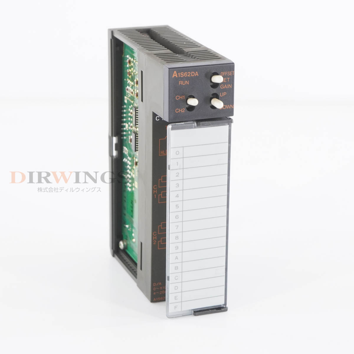 【中古】[PG]8日保証 3台入荷 MITSUBISHI A1S62DA D/A CONVERTER UNIT デジタル-アナログ変換ユニット PLC シーケンサー プログラマ...[06742-0059]