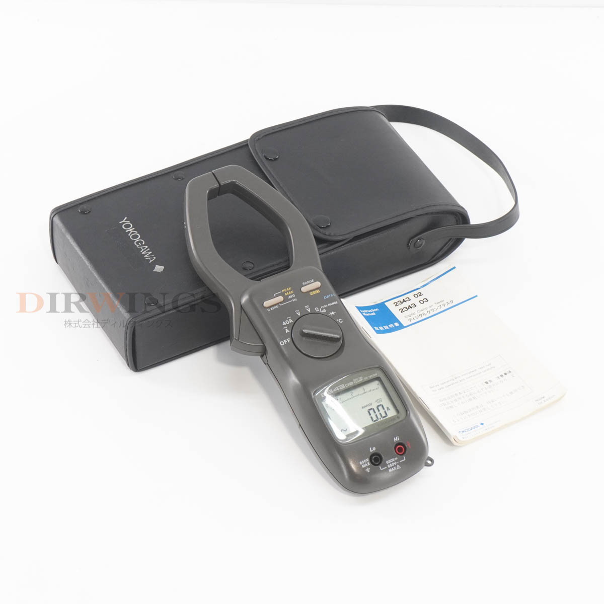 【中古】[DW]8日保証 YOKOGAWA 234302 2343 02 DIGITAL CLAMP-ON TESTER デジタルクランプテスター デジタルクランプオンテスター ...[06898-0005]